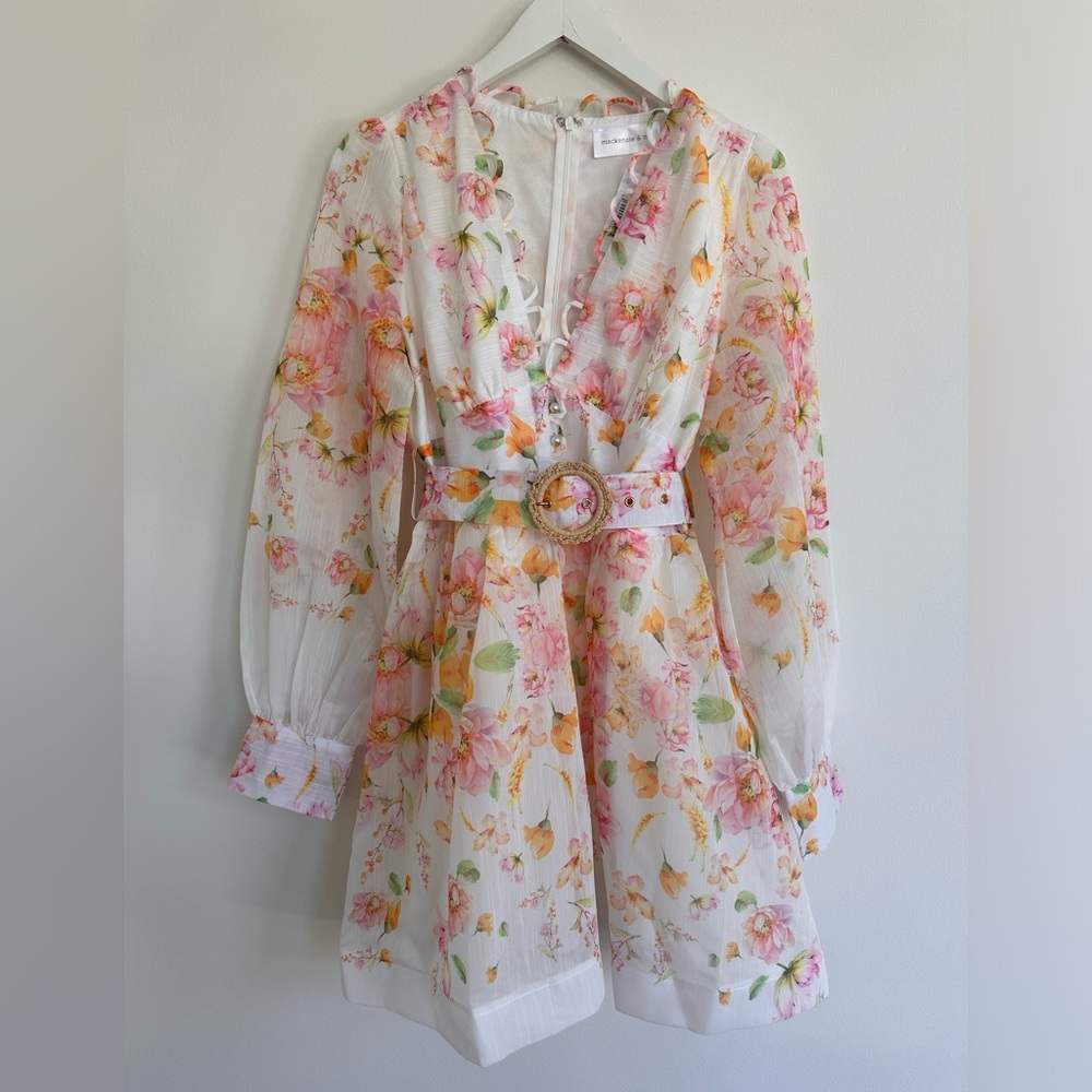 Boutique Brand Designer Inspired Floral Mini Dress